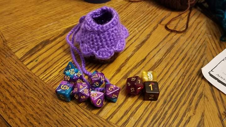 Cupcake Dice Bag