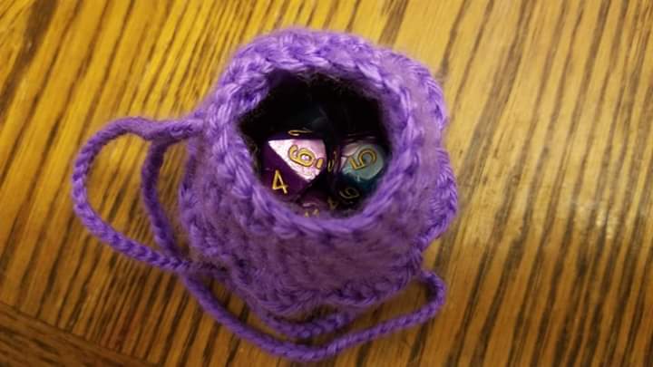 Cupcake Dice Bag