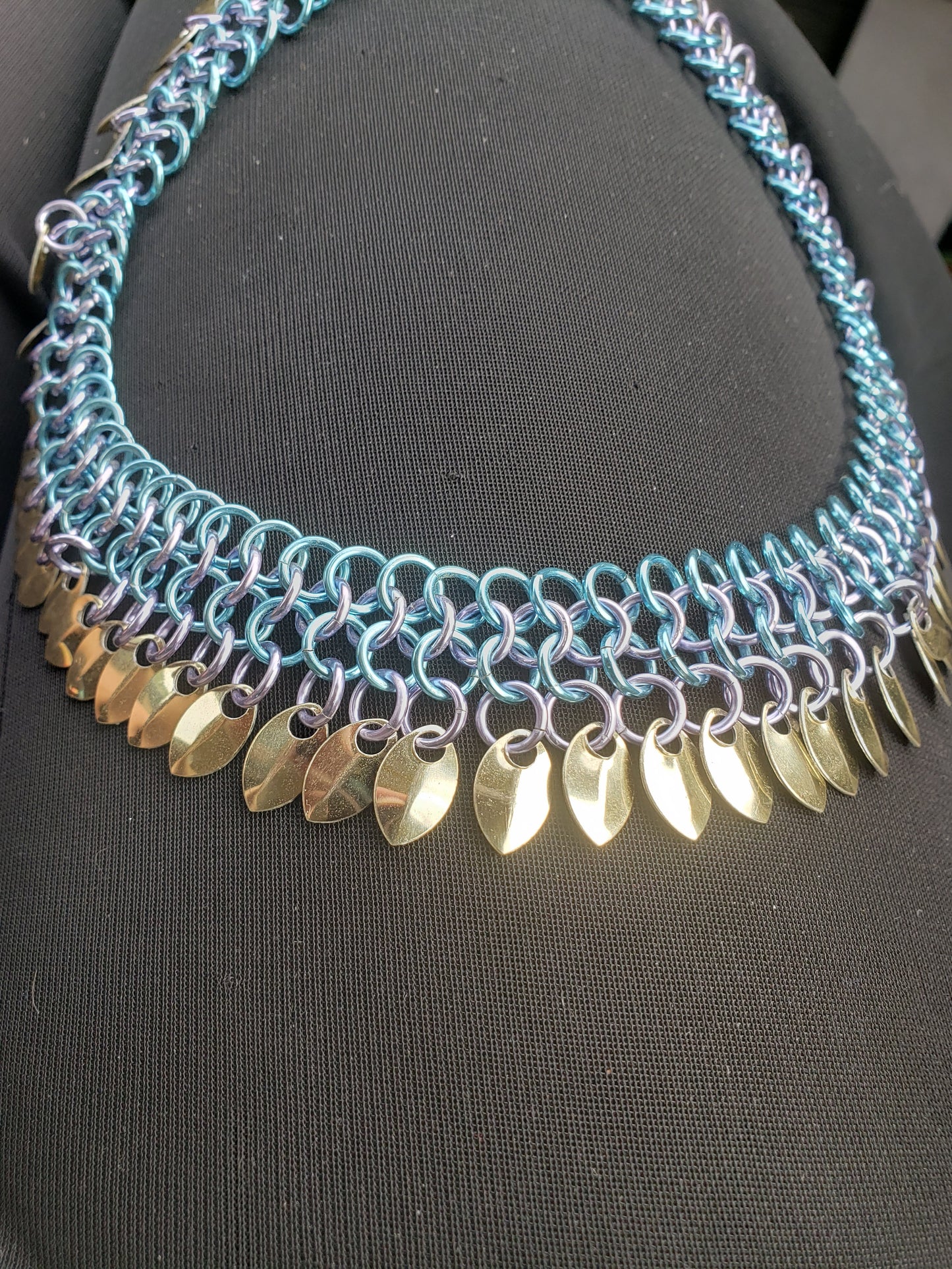 Scale Chainmail Necklace