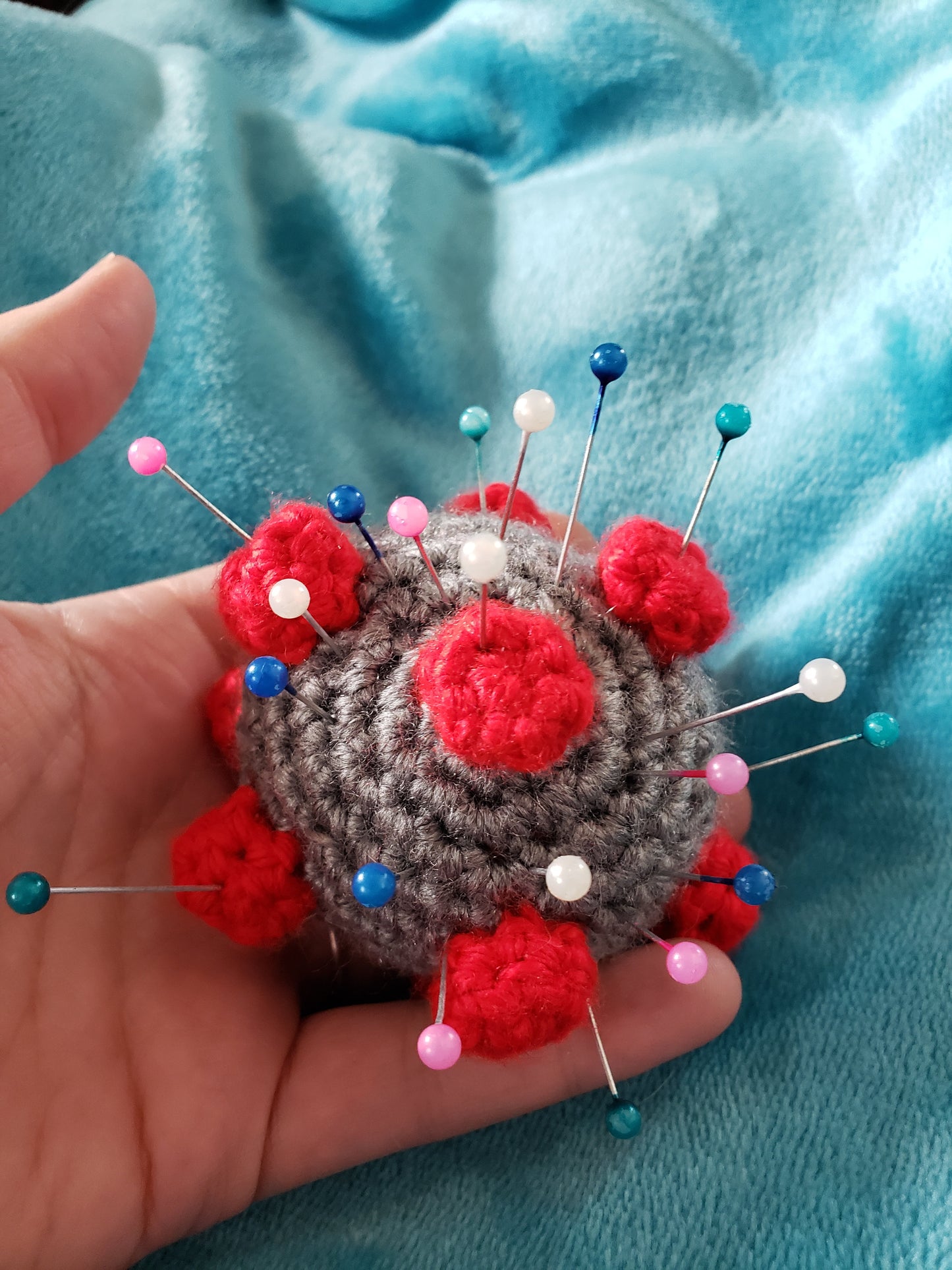 Corona Virus Pin Cushion