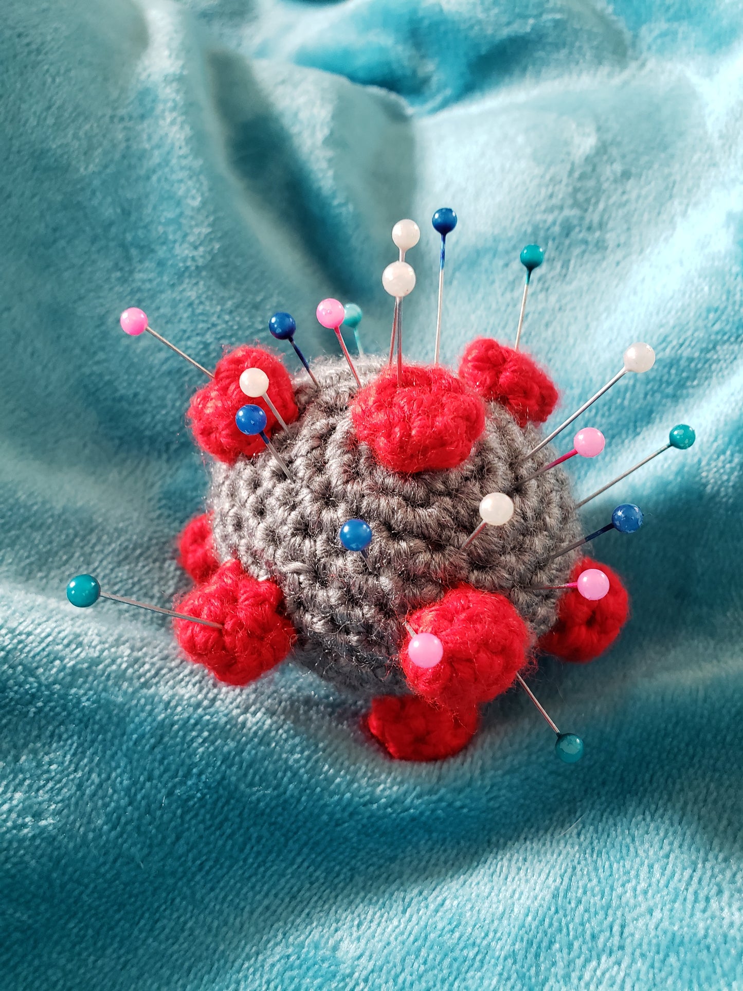 Corona Virus Pin Cushion
